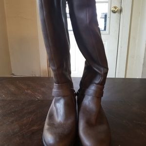 Life Stride size 10 wide tall shaft brown boots